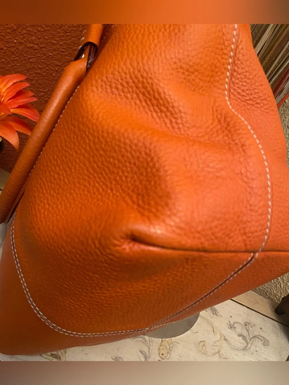 Kate Spade ♠️ - EUC - Madrid Bon Mot Shopper Bag in Burnt Orange